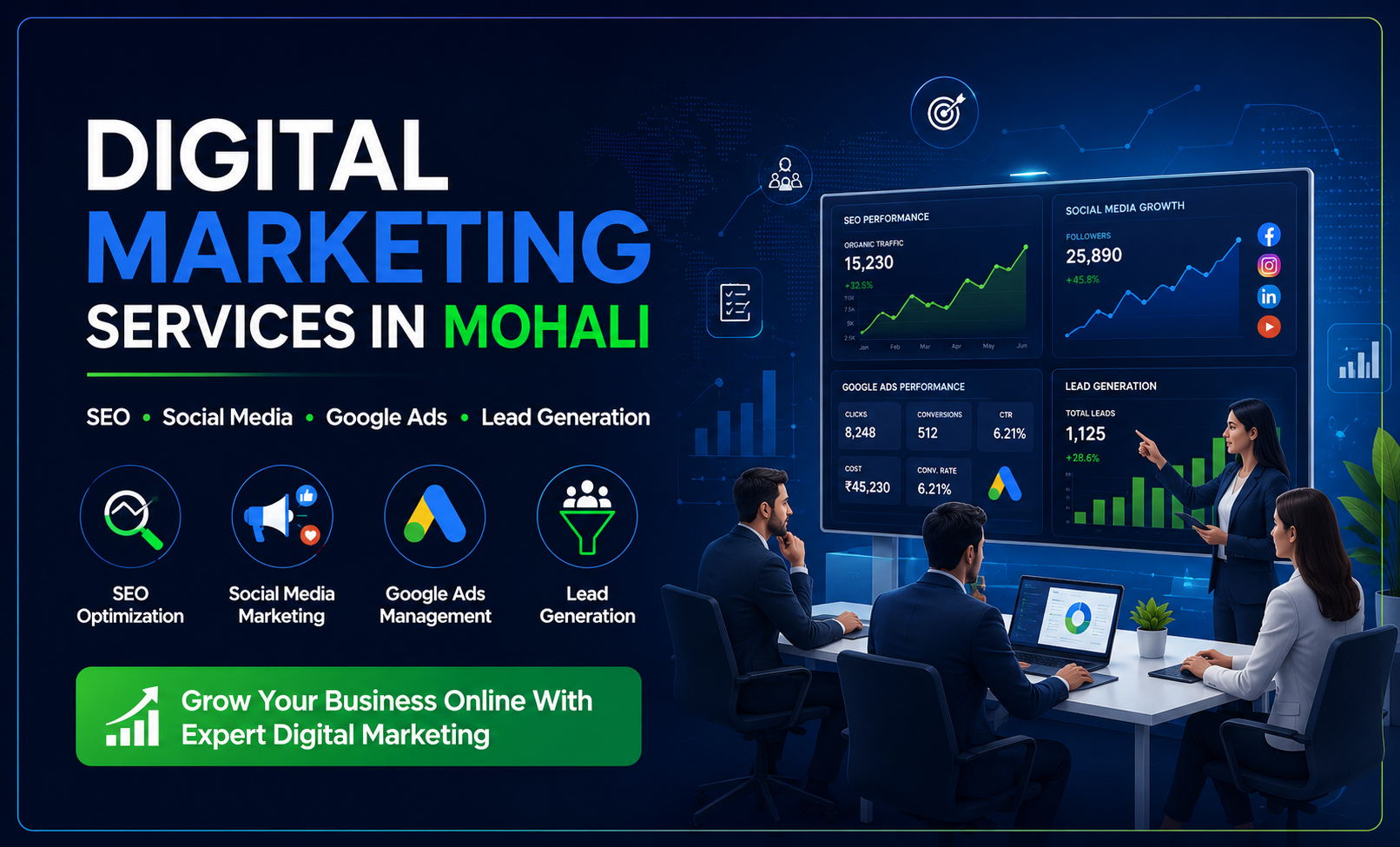 Transform Your Business with Strategic Digital Marketing Services in Mohali